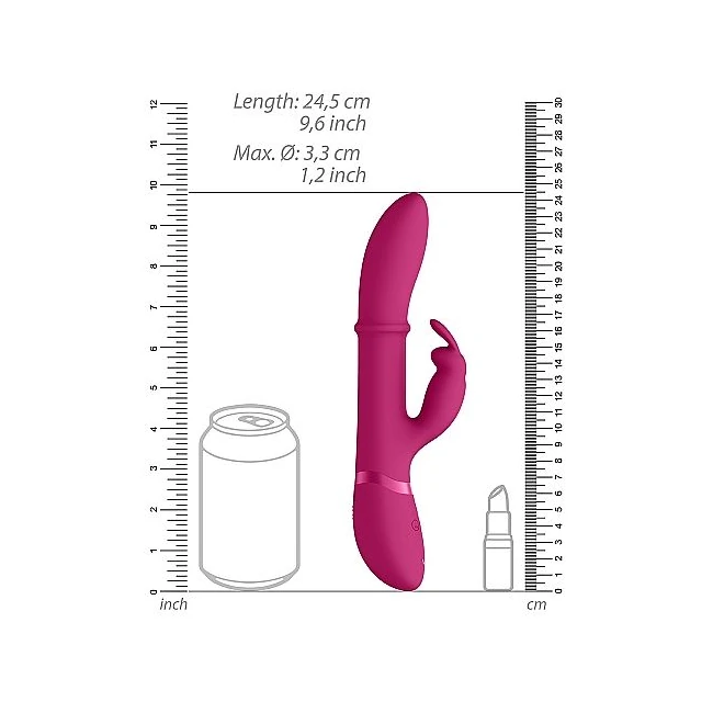 Vive Halo Pink Vibrator - Vibration Modes
