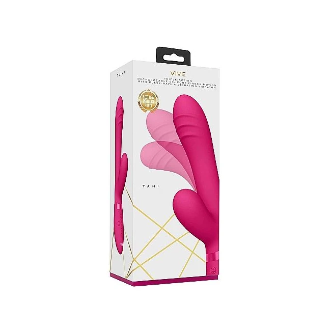 Vive Tani Vibrator Finger Motion W/ Pulse Wave - Experience Unmatched Sensation with the Vive Tani Vibrator Finger Motion W/ Pulse Wave