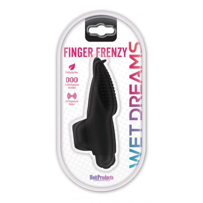 Wet Dreams Finger Frenzy Finger Play Vibe Black - How It Feels