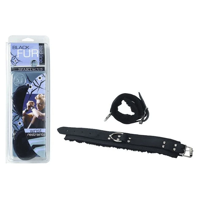 Wrist Restraints Black Fa Fur - Build & Quality