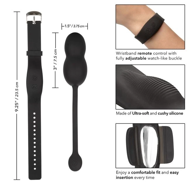 Wristband Remote Ultrasof Kegel System - How It Feels & Targeted Stimulation