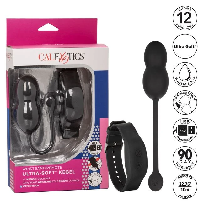 Wristband Remote Ultrasof Kegel System - Vibration Modes & Features