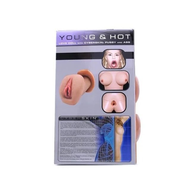 Young & Hot Inflatable Lo Doll W/ Cyberskin Pussy & Ass - Materials and Maintenance