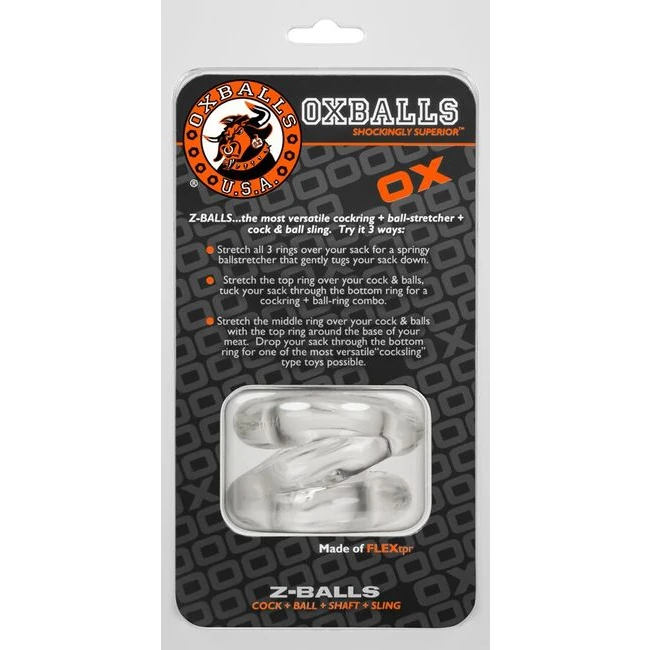 Z Balls Z Shaped Ballstre Atomic Jock Clear - What Stands Out
