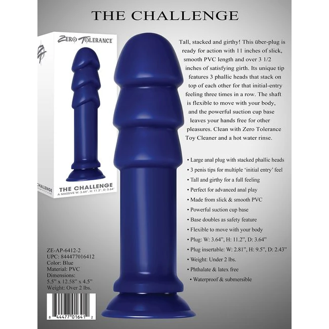 Zero Tolerance the Challe - Usage & Maintenance