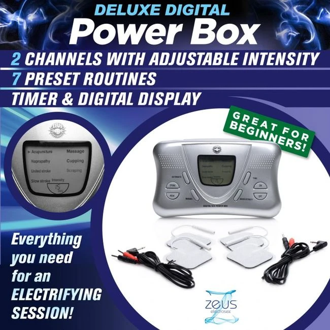 Zeus Electrosex Digital P Box - Shape & Comfort