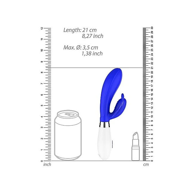Alexios Ultra Soft Silicon Speeds Royal Blue - Vibration Modes
