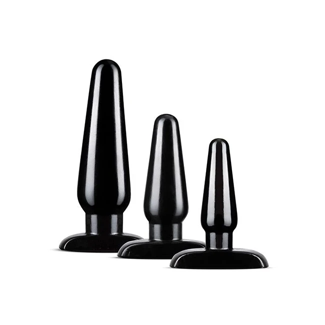 Anal Adventures Basic Plug Black - Shape & Comfort