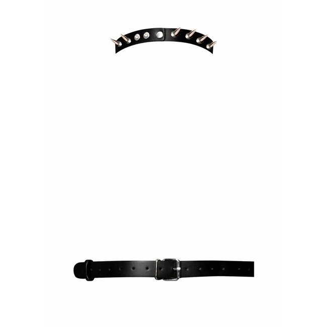 Aurelia Middle Strap Harne W/ Choker Collar & Spikes Black O/s - Build & Quality