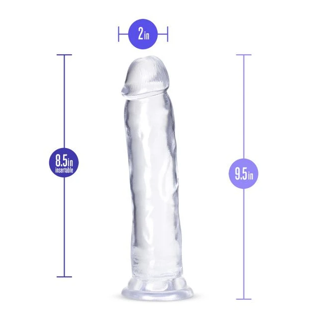 B Yours Plus Thrill N Dril Clear - Material Feel & Safety