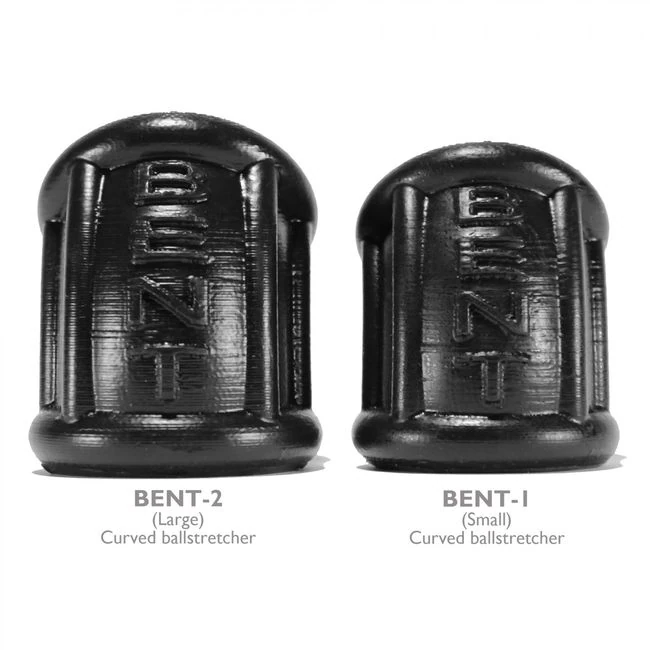 Bent-2 Curved Ballstretche Oxballs Silicone Smoosh Blk - Overview