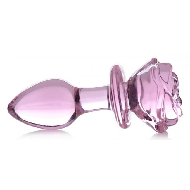 Booty Sparks Pink Rose Gla Medium Anal Plug - Shape & Comfort