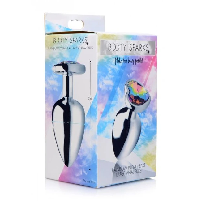 Booty Sparks Rainbow Prism Anal Plug - Graduated Sizing & Variations