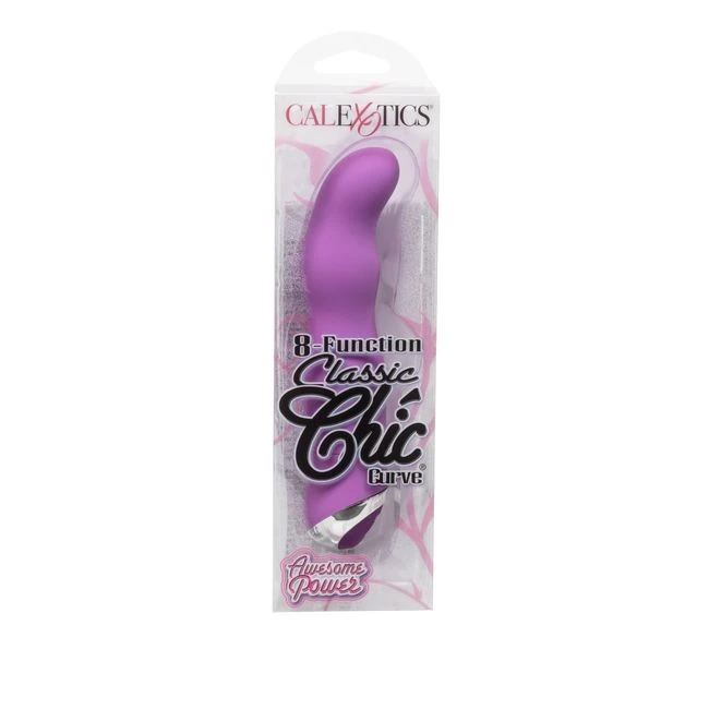 Classic Chic Curve 8 Funct Purple - Vibration Modes and Features