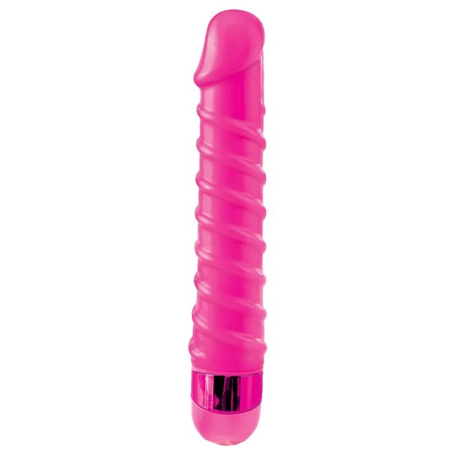 Classix Candy Twirl Massag Pink - Shape & Texture