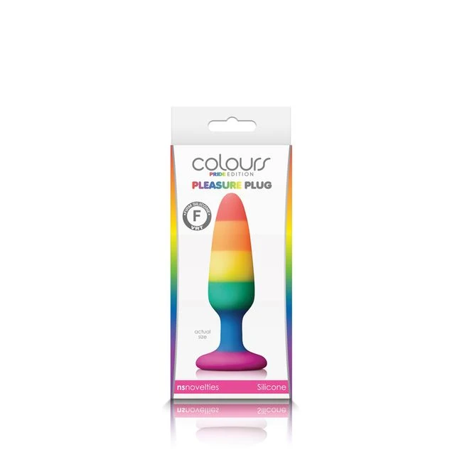 Colours Pride Edition Plea Plug Small Rainbow - Shape & Comfort