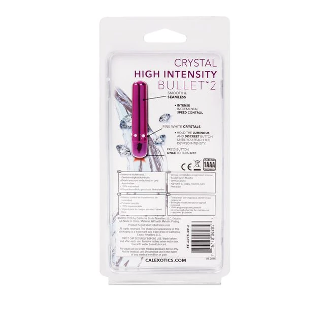 Crystal Hi Intensity Bulle Purple - Vibration Modes and Sensation