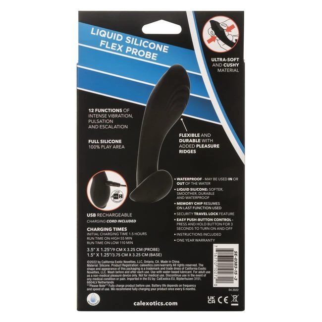 Eclipse Liquid Silicone Fl Probe - Vibration Modes and Stimulation