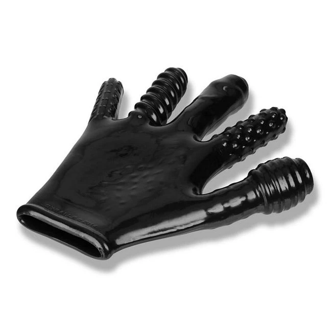 Finger Fuck Textured Glove Oxballs Black - Grip & Control