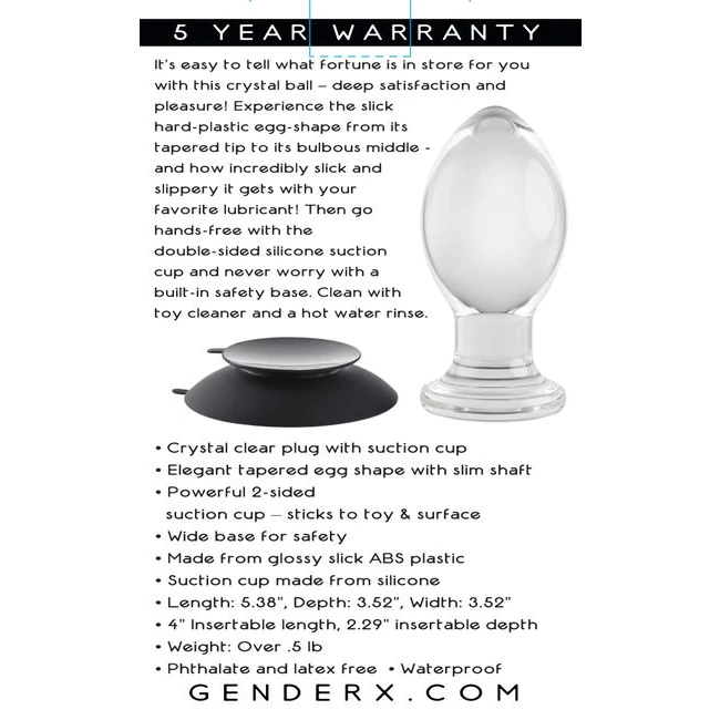 Gender X Crystal Ball - Shape & Comfort