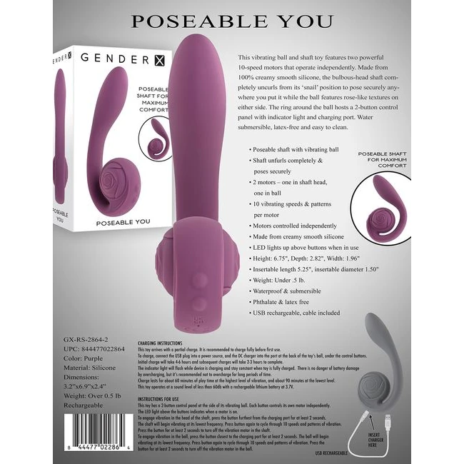 Gender X Poseable You - Power, Performance, and Material Details