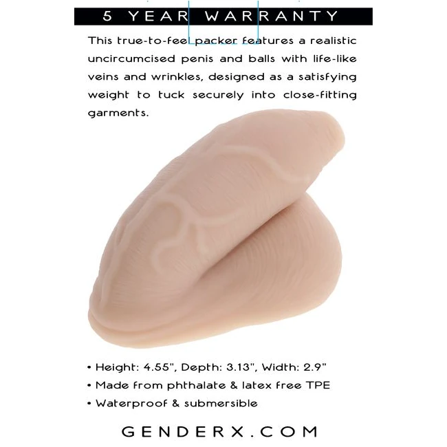 Gender X Uncircumcised Pa Light - Size & Fit