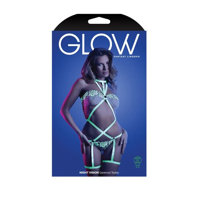 Glow Night Vision Strappy Teddy - Fit & Sizing