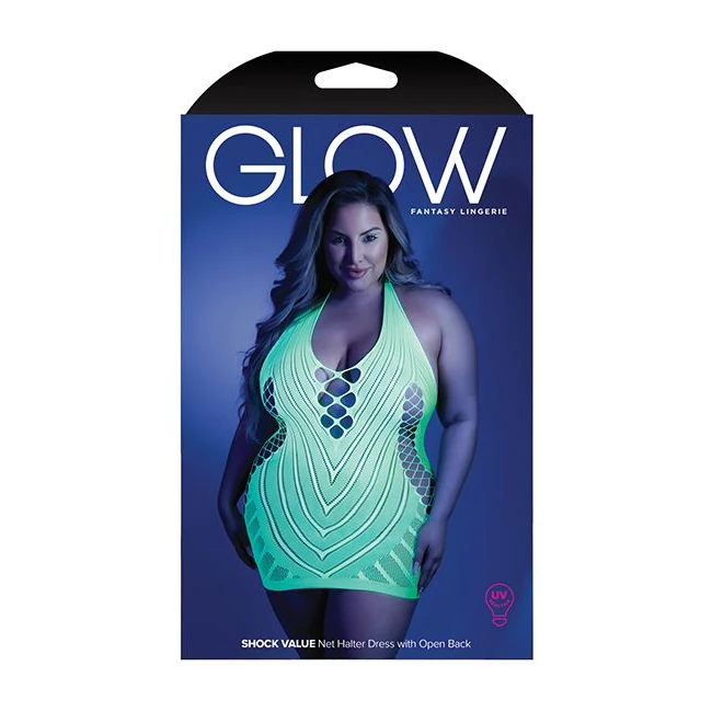 Glow Shock Value Halter Dr Neon Green Q/s - Fit & Sizing