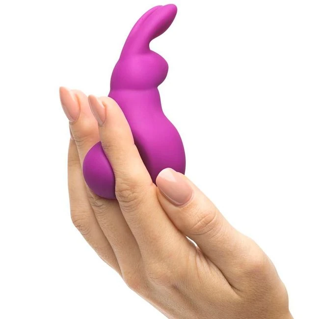 Happy Rabbit Mini Ears Usb Clitoral Vibrator Purple - Experience Intimate Clitoral Stimulation with the Happy Rabbit Mini Ears