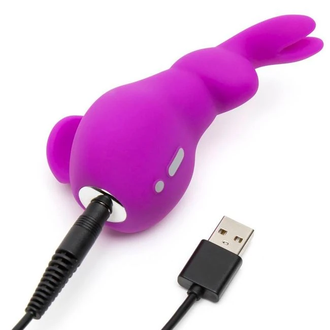 Happy Rabbit Mini Ears Usb Clitoral Vibrator Purple - Power & Performance