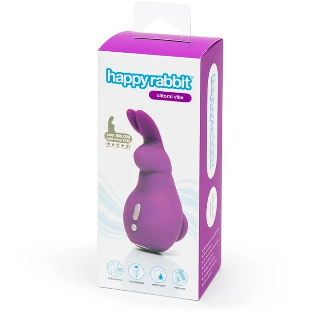 Happy Rabbit Mini Ears Usb Clitoral Vibrator Purple - Key Features