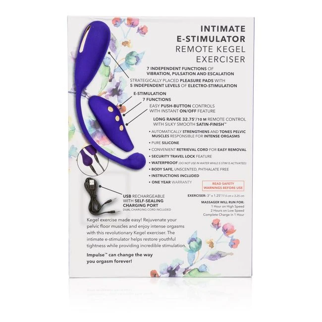 Impulse Intimate E-stimula Remote Kegel Exerciser - Vibration & Electro-Stimulation Modes