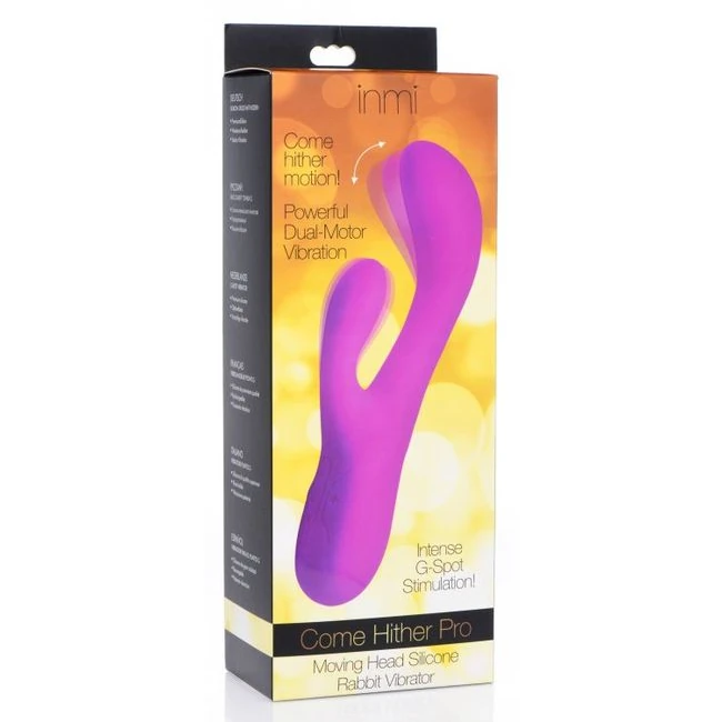 Inmi Come Hither Pro Movin Head Silicone Rabbit Vibrator - Power & Performance