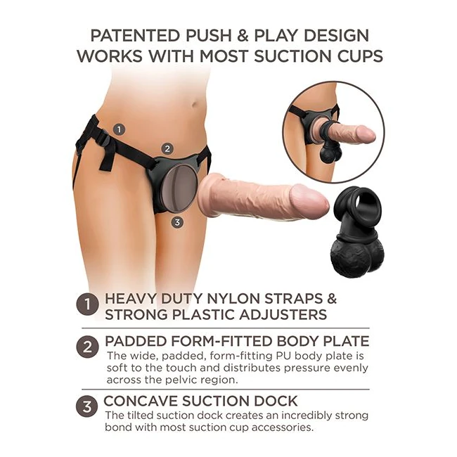 King Cock Elite Deluxe Bod Dock Kit - Size & Fit