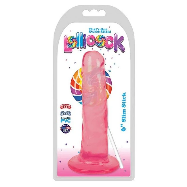 Lollicock 6 Slim Stick Ch Ice " - Shape & Texture