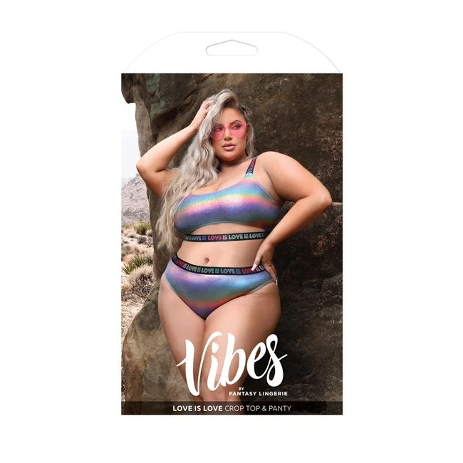 Love Is Love Crop Top & Pa Q/s - Fit & Sizing