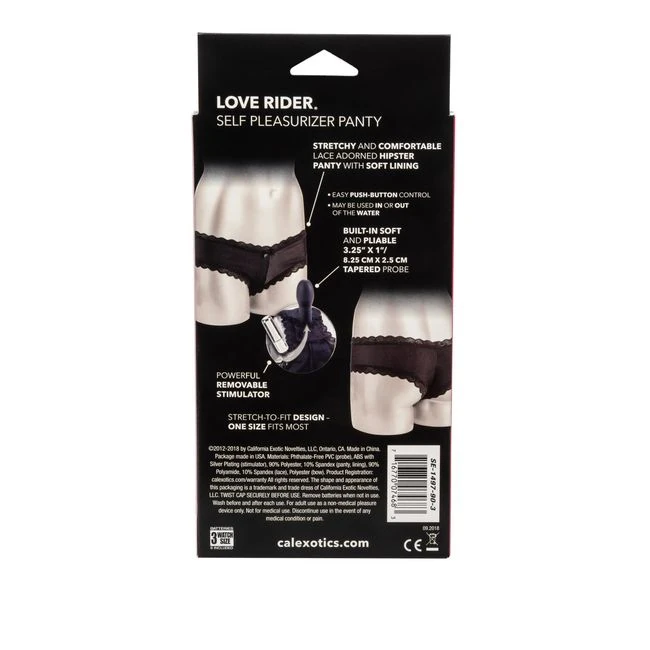 Love Rider Self Pleasurize Black - Vibration Modes and Features