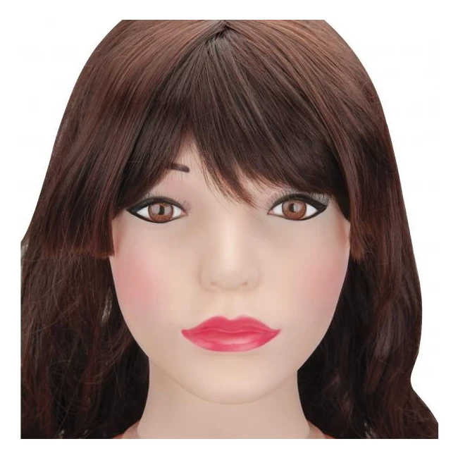 Luvdollz Life Size Brunett Blow Up Doll Remote Controlled - Vibration Modes and Sensation Enhancement