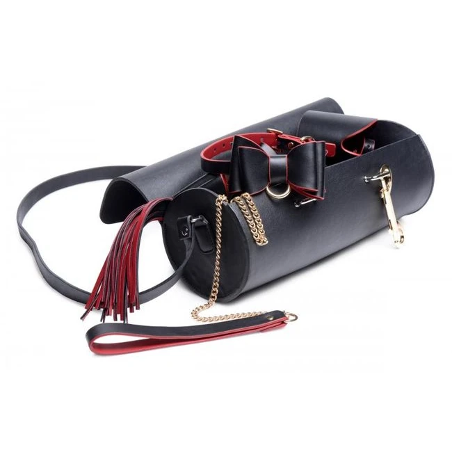 Master Series Black & Red Bondage Set - Comfort & Fit