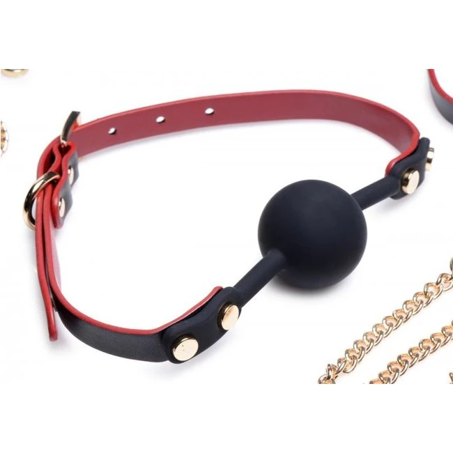 Master Series Black & Red Bondage Set - Key Features