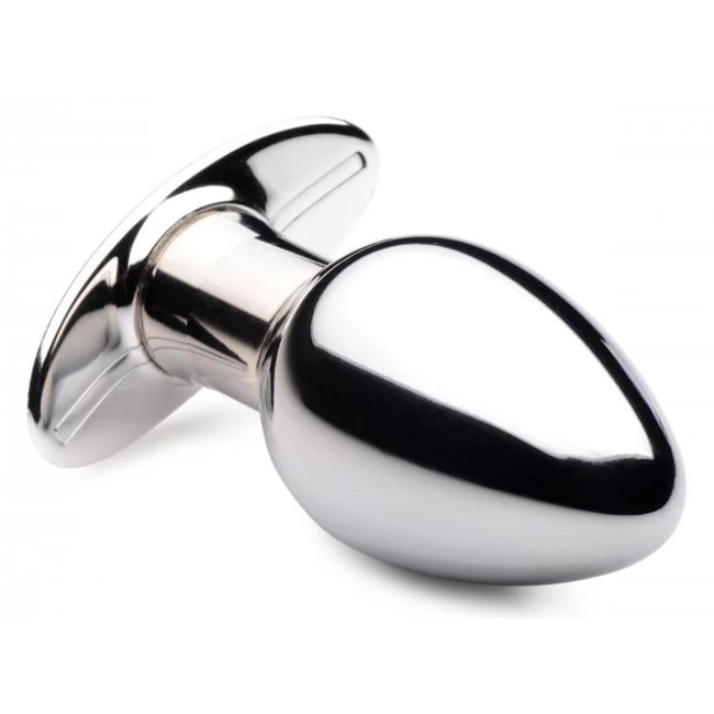 Master Series Chrome Blast Butt Plug W/ Remote - Measurements