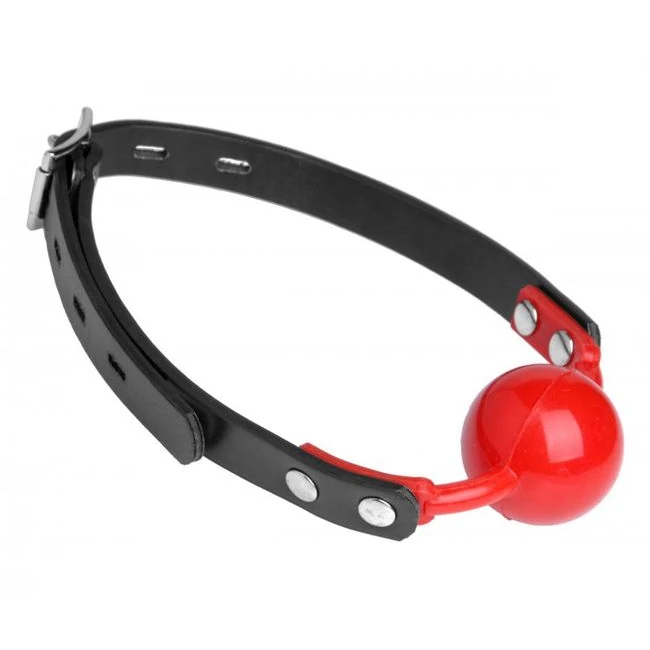 Master Series Hush Red Silicone Ball Gag - Build & Quality