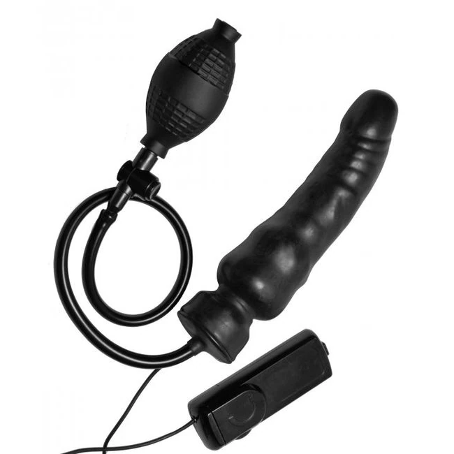 Master Series Ravage Vibra Inflatable Penis - Vibration Modes