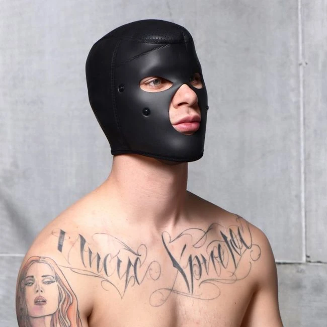 Master Series Scorpion Hoo Blindfold & Face Mask Neoprene - Features & Versatility