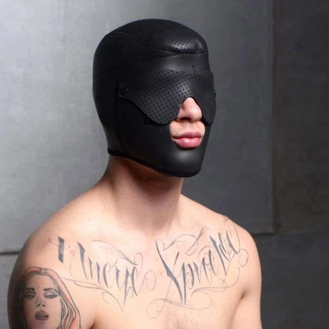 Master Series Scorpion Hoo Blindfold & Face Mask Neoprene - Color & Brand
