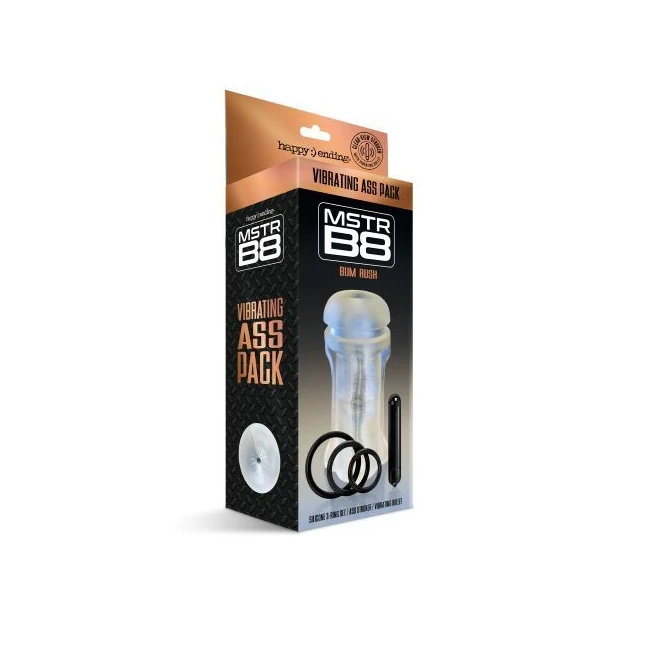 Mstr B8 Vibrating Ass Pack Rush 5 Pc Kit - Internal Texture