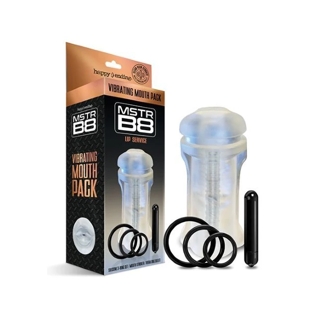 Mstr B8 Vibrating Stroker - Grip & Control