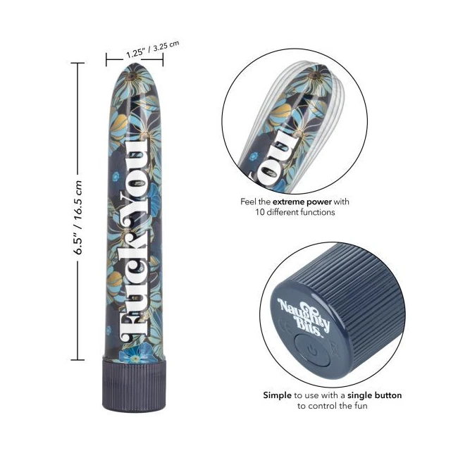 Naughty Bits Fuck You Pers Vibrator - Vibration Modes