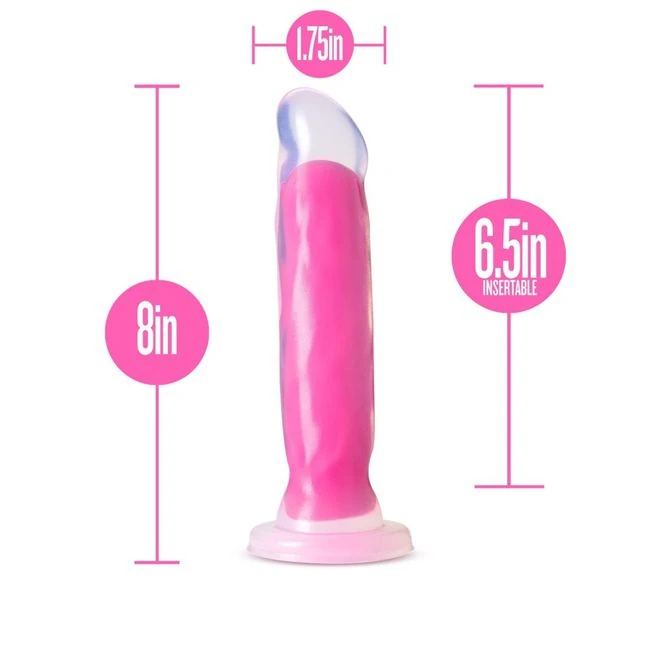 Neo Elite Glow in the Dark Marquee 8 in Dual Density Neon Pink - Size & Compatibility