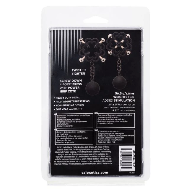 Nipple Grips Power Grip 4 Point Weighted Press - Comfort & Fit
